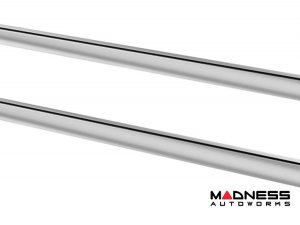 Alfa Romeo Stelvio Roof Rack Cross Bars - for models w/ factory roof rails - Silver
